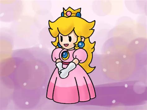 princess peach cartoon|easy to draw princess peach.